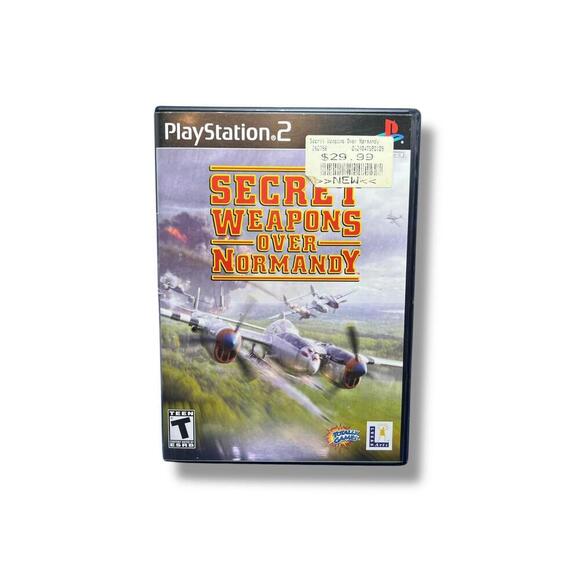 Secret Weapons Over Normandy (Sony PlayStation 2, PS2) Complete CIB WWII - Picture 1 of 7